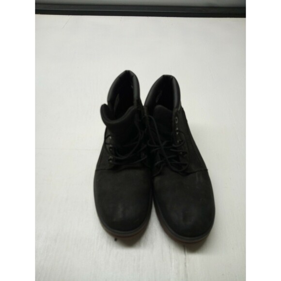 Timberland Mens Lace Up Boots Black Suede Ortholite Size 8.5 Ankle Height main image 4